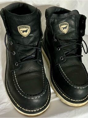 Irish Setter Black Leather Chukka Work Boots
